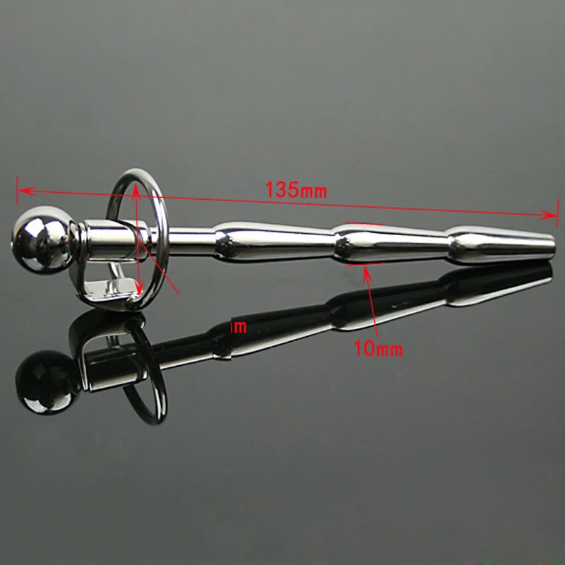 Slave Urethral Sound Penis Plug Cock Ring Adult Sex Toys For Men Cbt Urethral Dilators Stimulators Metal Sounding Rod