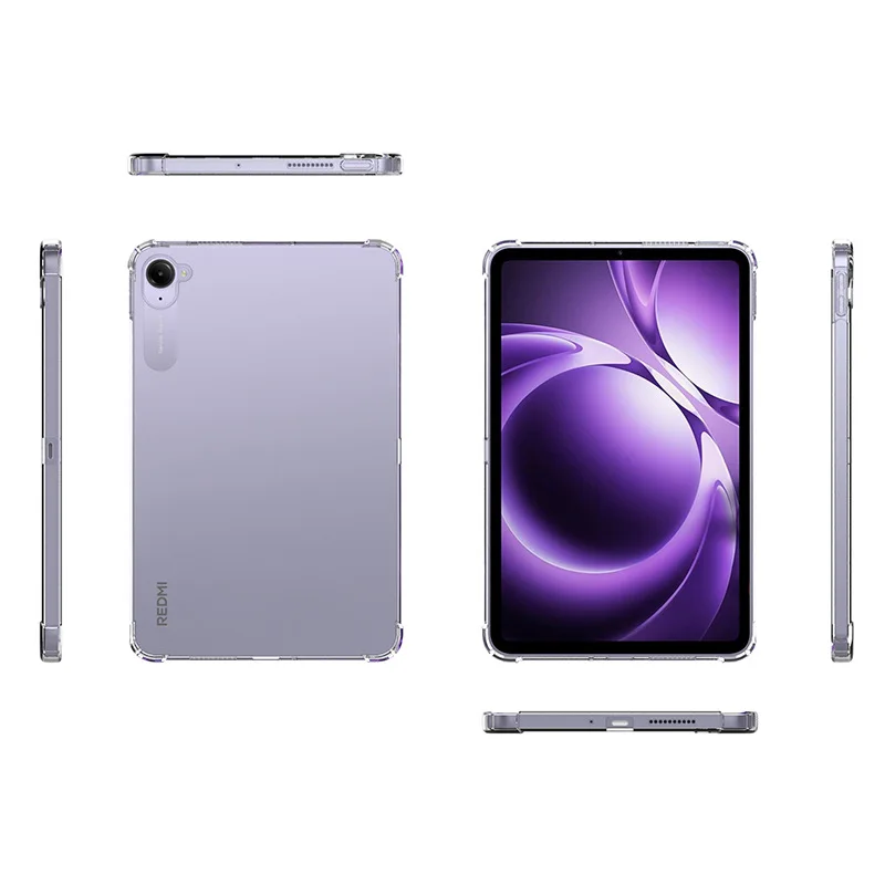 Clear TPU Shockproof Tablet Case & Slim Storage Sleeve Bag