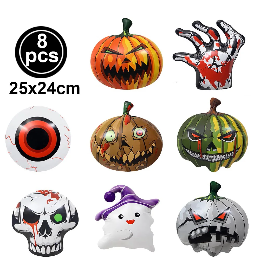 

8 шт./набор, мини-шары на Хэллоуин