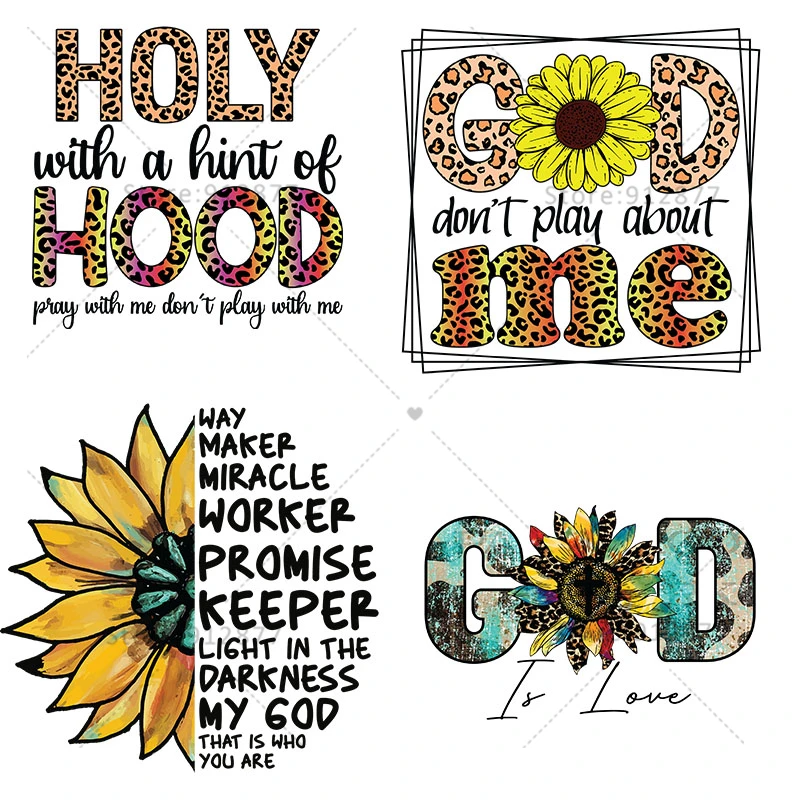 Dtf Print Me Blunt Perché God Rolled Me Way Anchor Pray Cross Leopard Faith Be The Light Rainbow She Belived Potrebbe