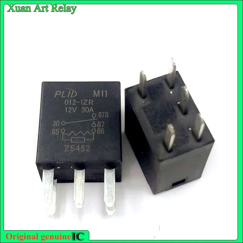 

5pcs/lot 100% original genuine relay: PLID M11 012-1ZR 12V 30A 5-pin automobile relay