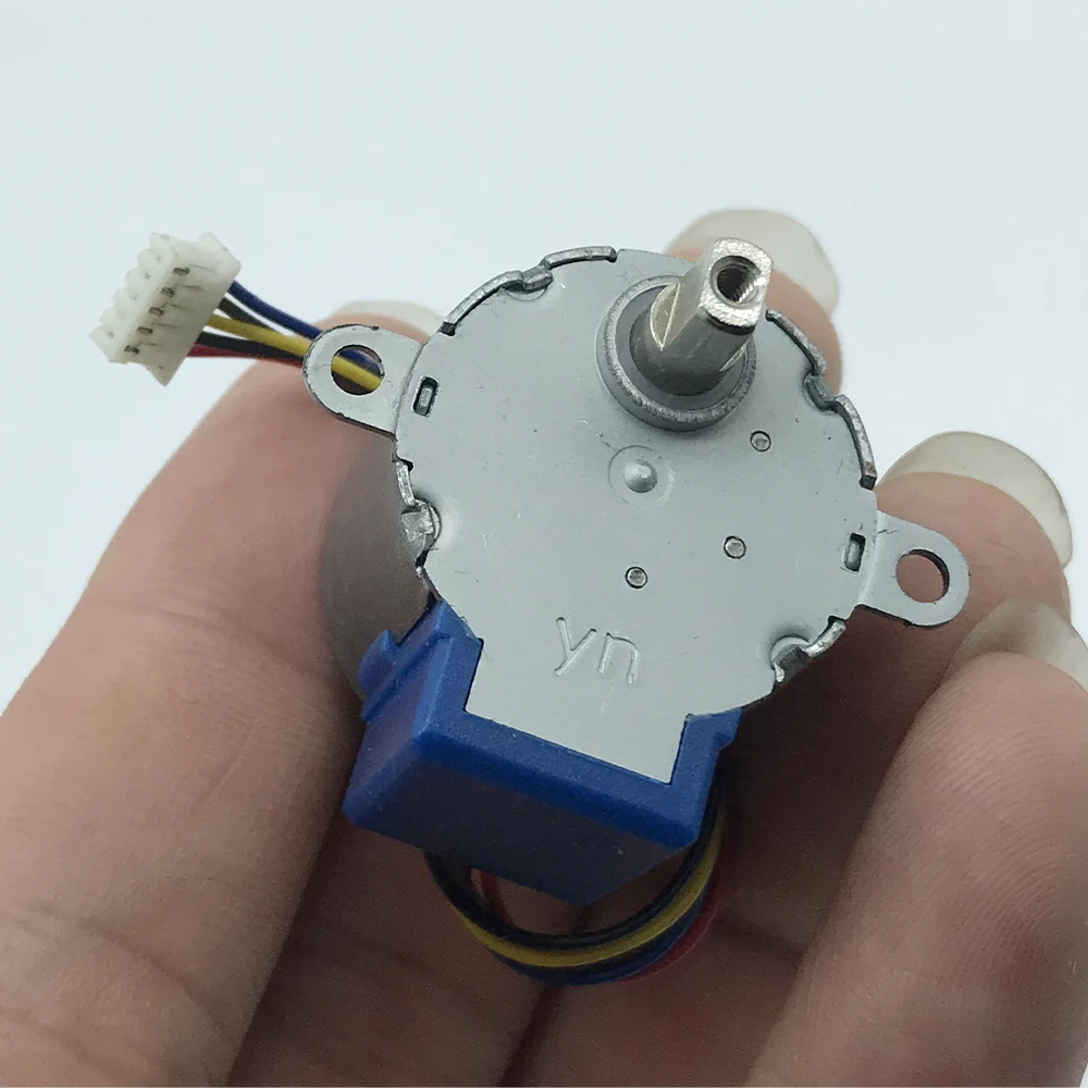 24Byj Mini Motore Passo-Passo Da 24Mm Dc 5V Motore Passo-Passo A 5 Fili A 4 Fasi Albero Lungo Riduttore Per Motore Passo-Passo A Decelerazione Piccola