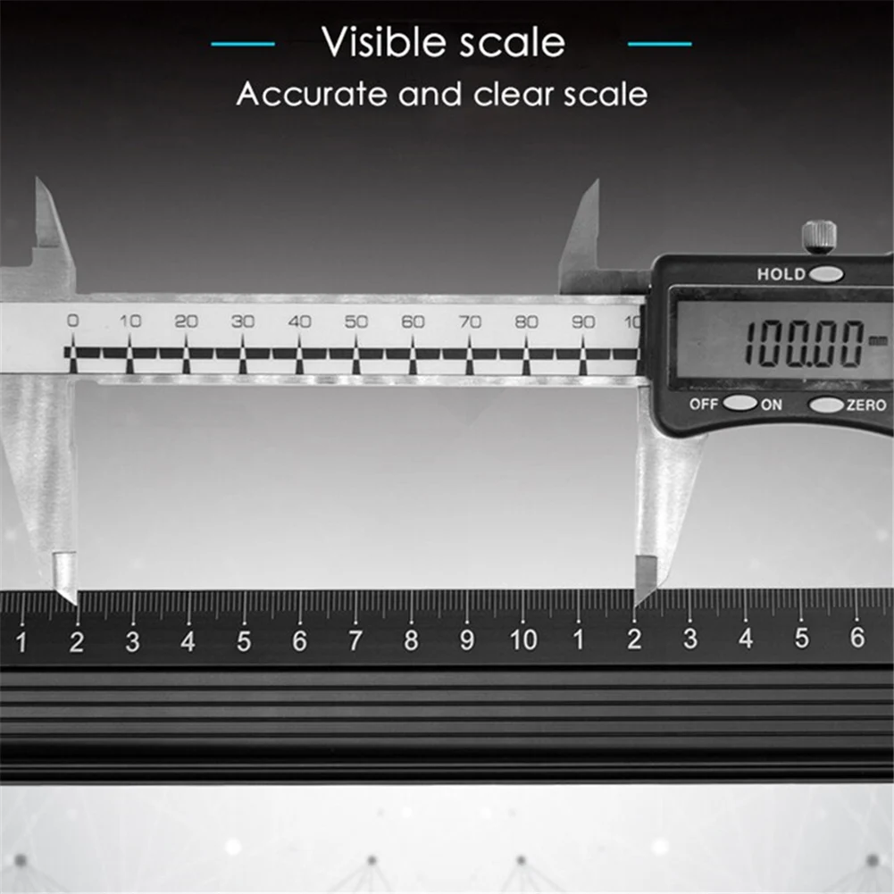 20CM 30CM 45CM Metal Ruler Laser Calibration Printing Scale Ruler Aluminum Triangle Scale Architect Engineer Technical