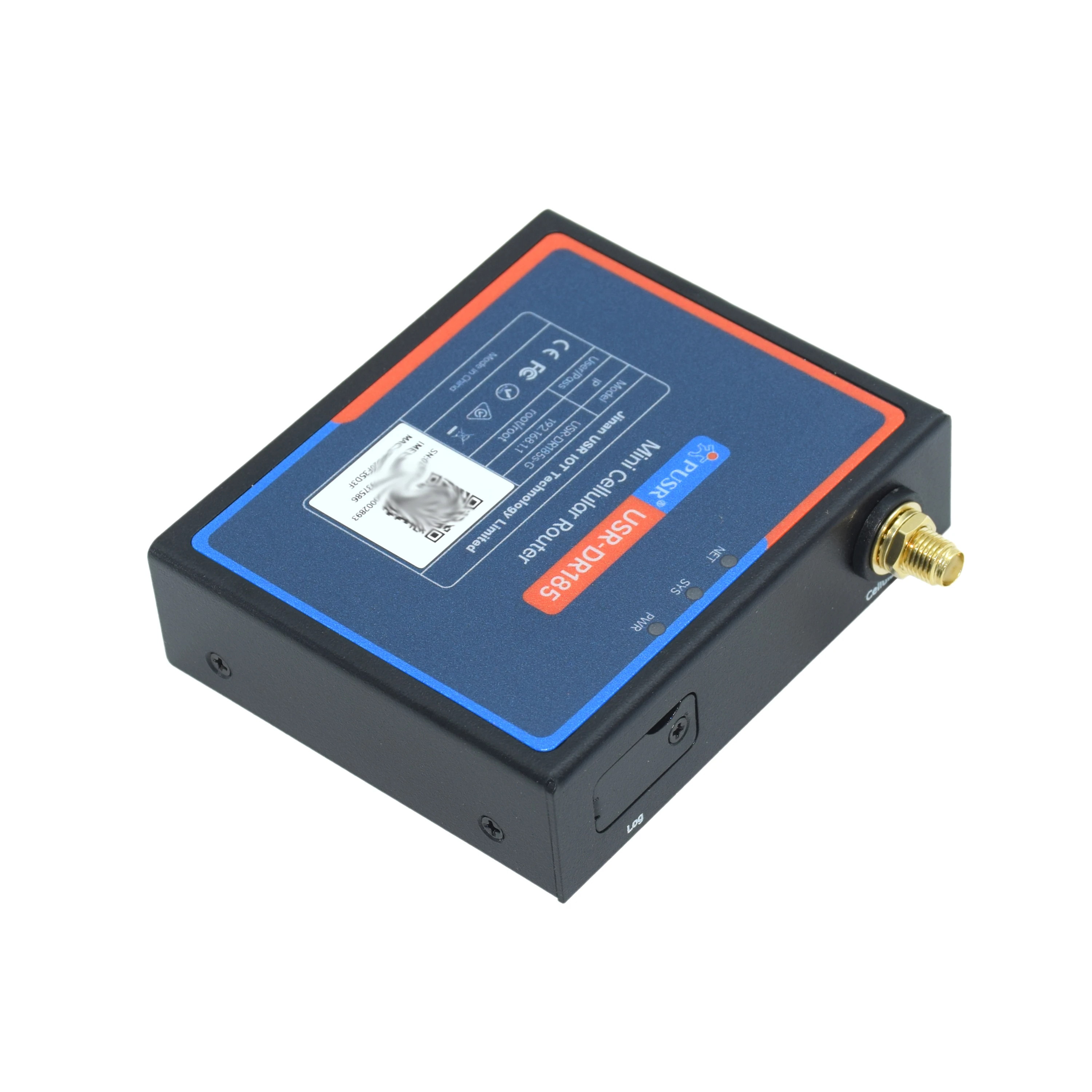 산업용 4G LTE Cat1 셀룰러 라우터 100Mbps RJ45 포트 USR-DR185s-G