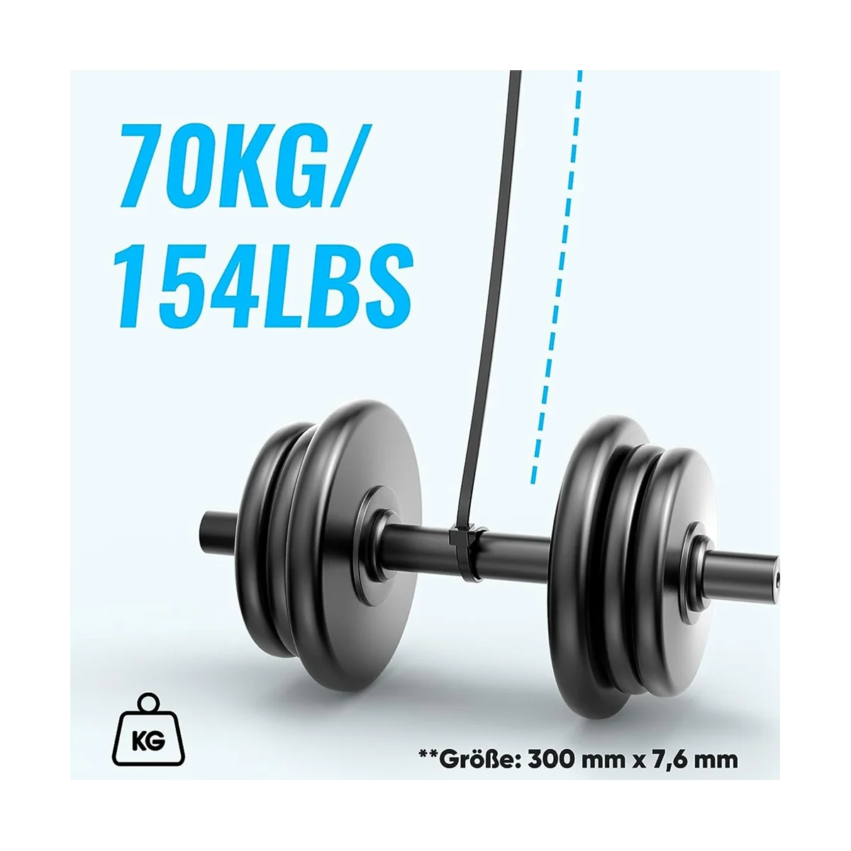 100 Pack Cable Zip Ties Heavy Duty 12 Inch, 7.6mm Strong Plastic Wire Ties with 70Kg Tensile Strength, UV Resistant