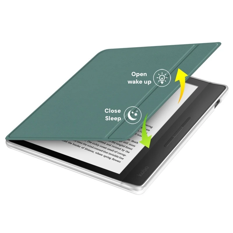 Acrylic Magnetic Smart Cover with Soft TPU Back