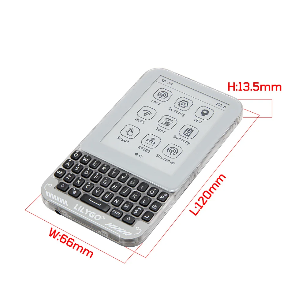 ® T-Deck Pro ESP32-S3 Development Board 4G/PCM5102A/LoRa/GPS E-Paper Touchscreen