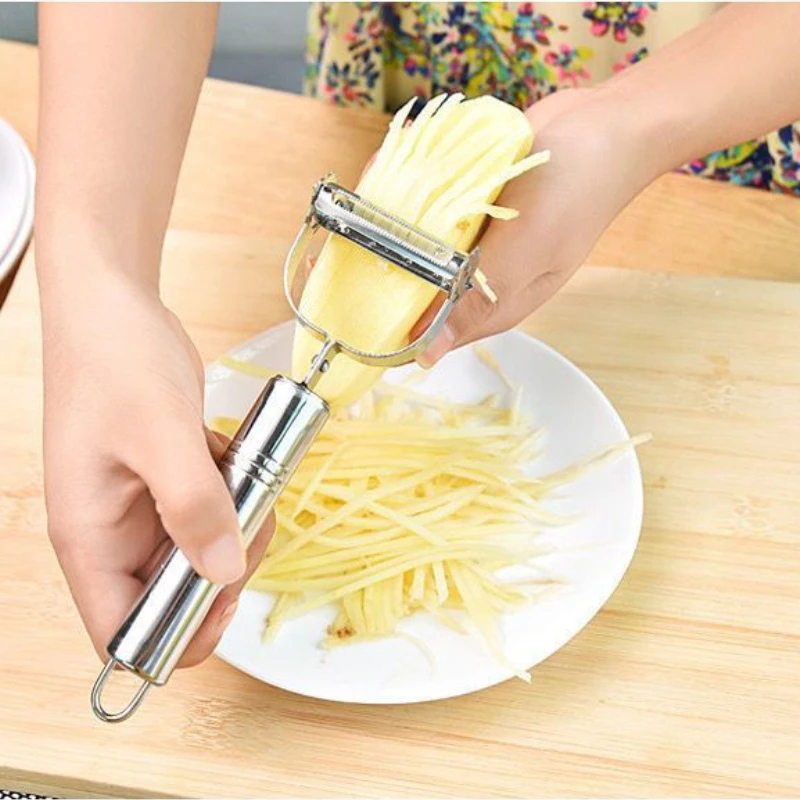 Multifunctional Zinc Alloy Planer Household Peeler Apple Peeler Kitchen Tools Potato Peeler Potato Cutter Cooking Gadgets