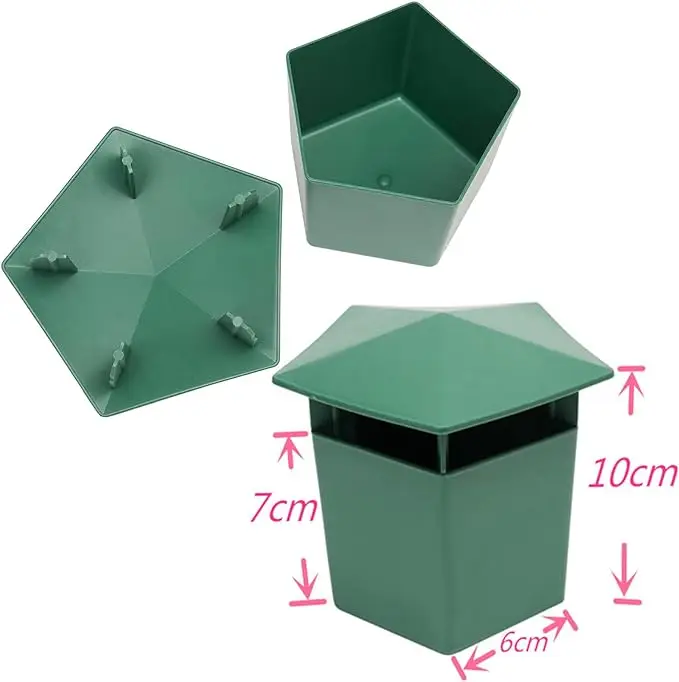 Snail Beer Trap 2pcs for Garden Snail Trap Catching Tool Vegetable Garden Farm Slug Catcher Beer Plastic Box