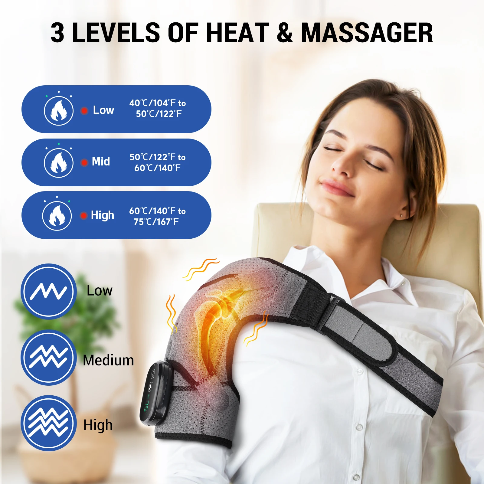 Electric Heating Heated Shoulder Brace Wrap