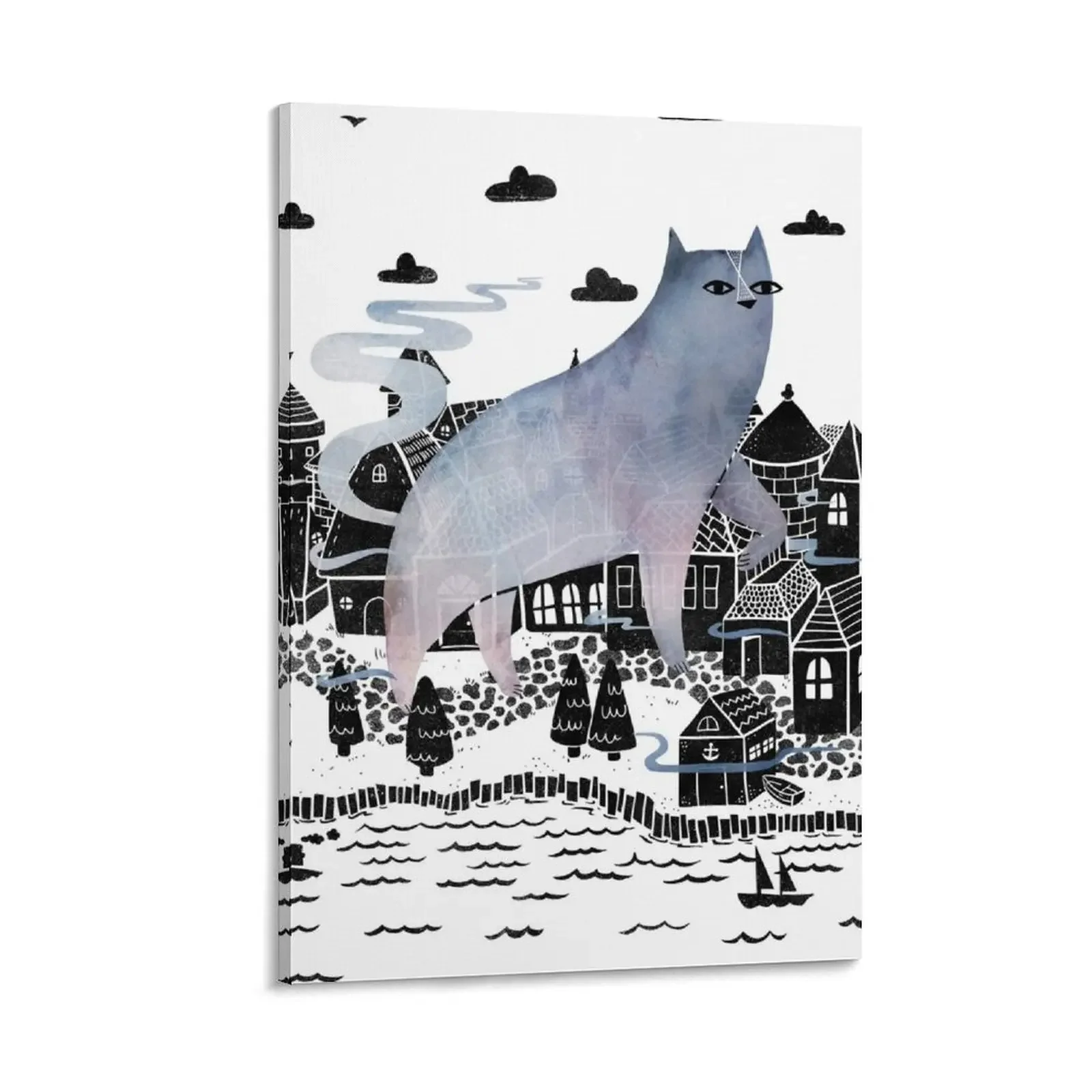 The Fog Canvas Painting poster anime home and decoration wall decoration painting