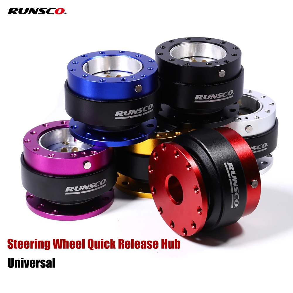 Runsco Racing Style Steering wheel Quick Release Hub Boss Kit Wheel Hub
