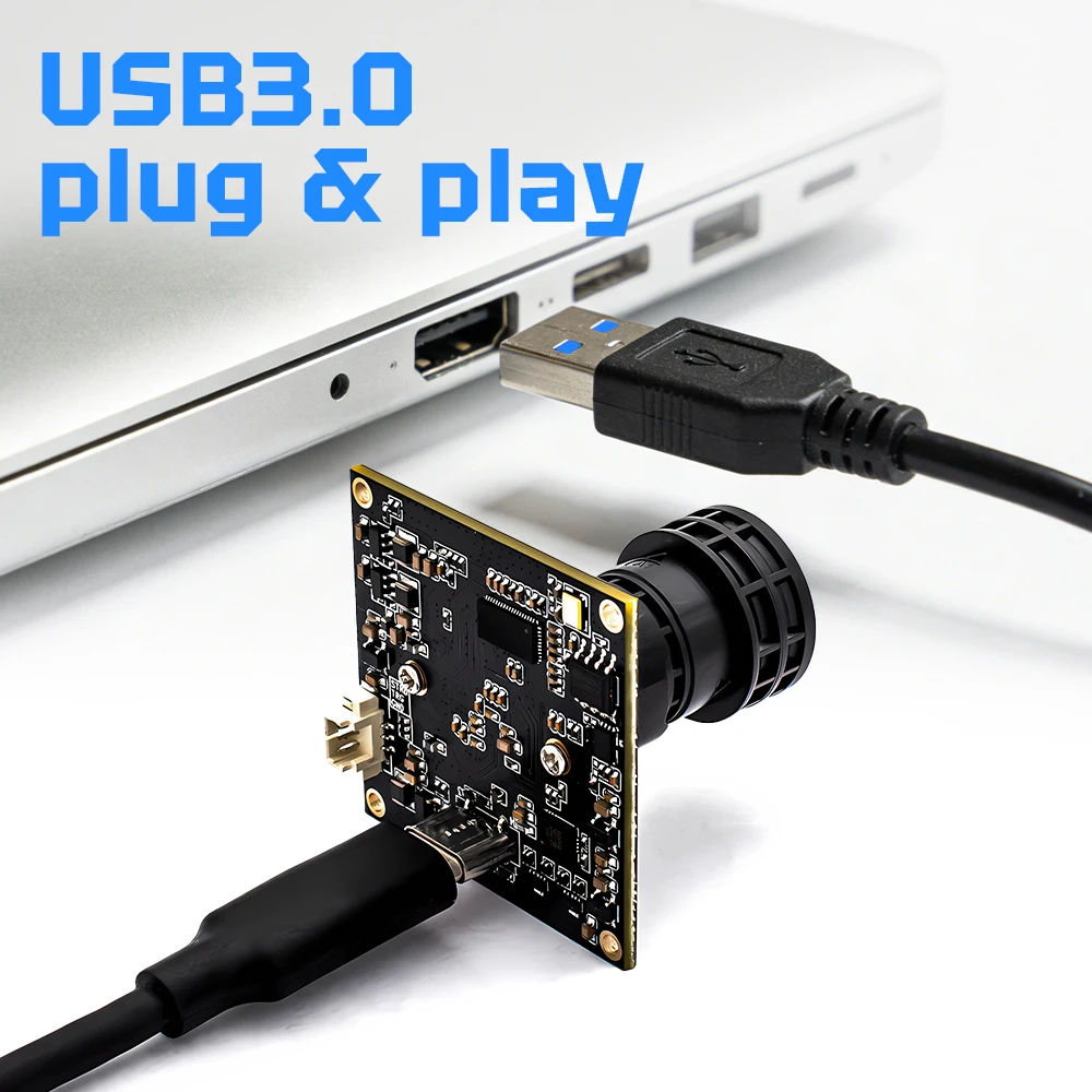 USB3.0 Global Shutter Camera 2.3MP 120FPS M16 Lens Industrial Camera, 1920x1200