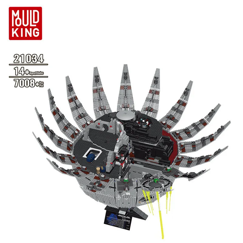 Mold King 21034 Star Plan Giocattoli The Moc-67785 10143 75159 Ucs Death Toys Star Model Building Block Mattoni Regali Di Natale Per Bambini