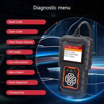 Lettore di Codici Auto: Diagnostica Istantanea della Luce di Errore del Motore del Tuo Veicolo con Scanner OBD2 (Versione Cablata)
