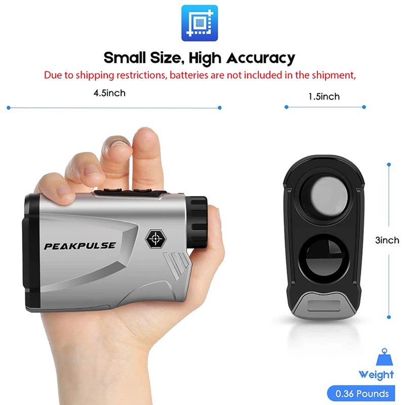 Télémètre Laser Multi-Fonctions de Golf Chasse 650m IP54 Étanche