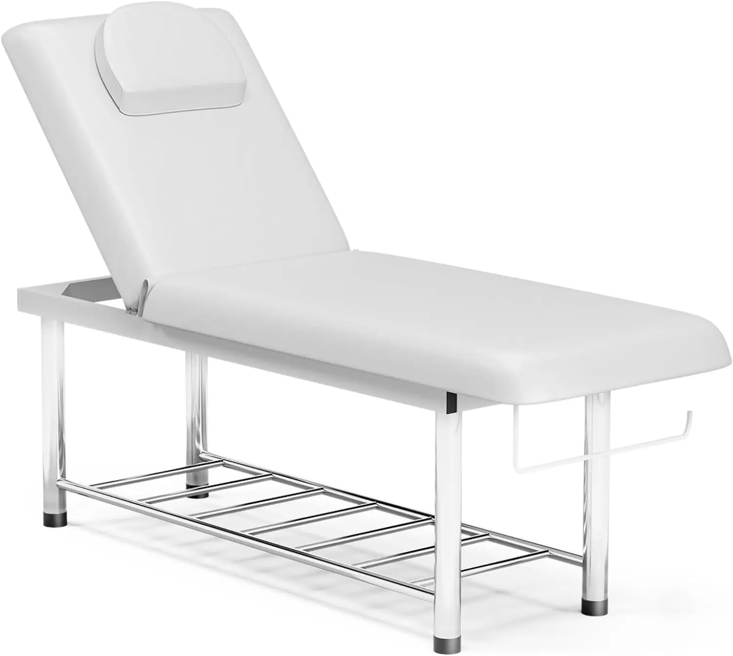Professioanl Massage Table Stationary 550lbs Heavy Duty Exam Bed for Treatment Medical Therapy Tattoo Facial Salon, Backr