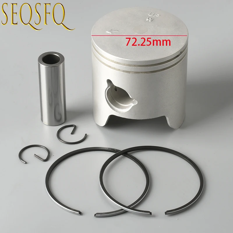 

6K5-11635 6K5-11601-12-00 Piston Set (0.25MM O/S) For Yamaha Outboard Motor 2T 60HP 6K5-11635-03-00 6K5-11601-12 72.25MM