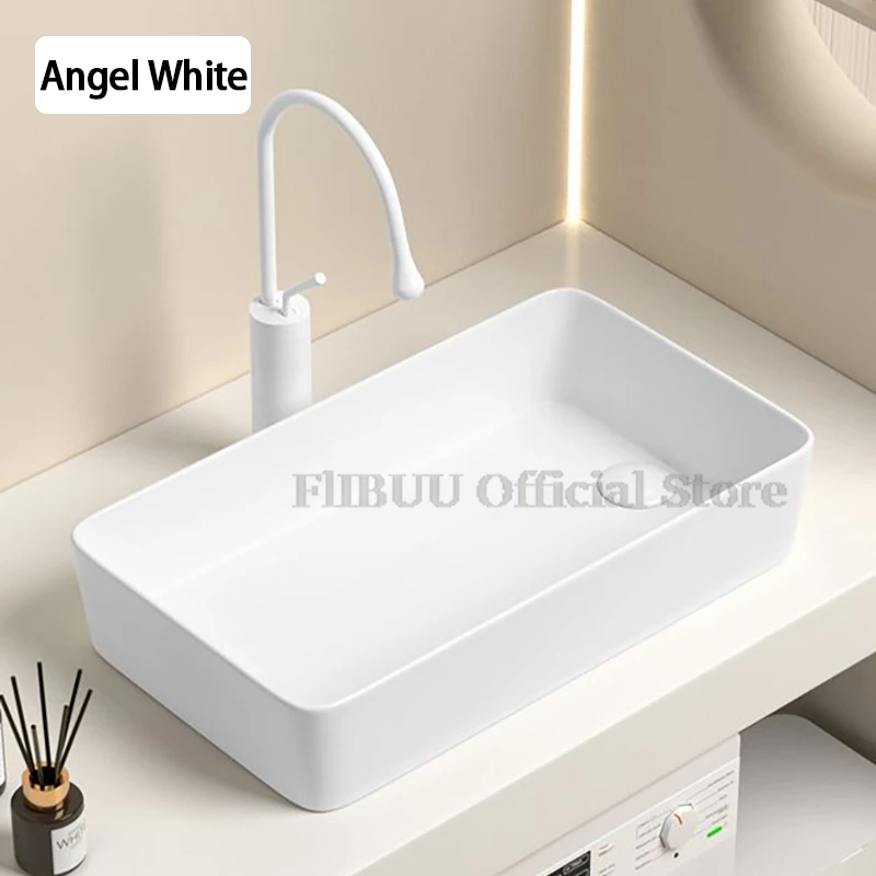 Ceramic Bathroom Vessel Sink Bowl Above Counter Porcelain Wash Basin