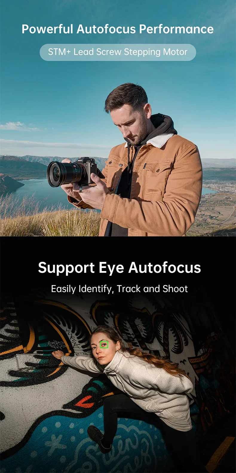 Viltrox AF 16mm F1.8 for Sony E-Mount Full Frame Lens Large Aperture Ultra Wide Angle Auto Focus Lens with Built-in LCD Screen - AliExpress