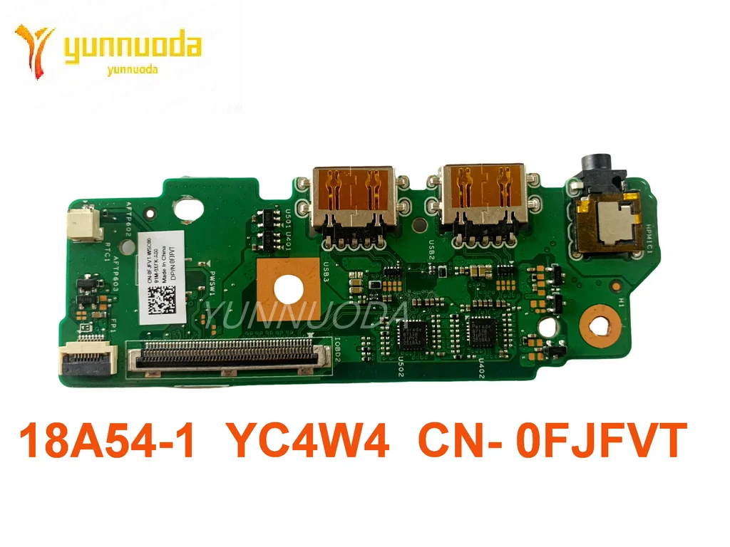 

Оригинал для Dell Inspiron 15 7590 2 в 1 USB аудио порт печатная плата 18A54-1 YC4W4 CN- 0FJFVT протестирована хорошая бесплатная доставка