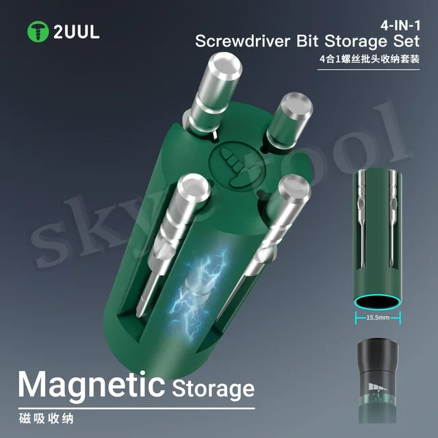 مفك 2UUL SD24 (4 في 1) الاحترافي – 4 لقم أساسية للصيانة في أداة واحدة مدمجة 2