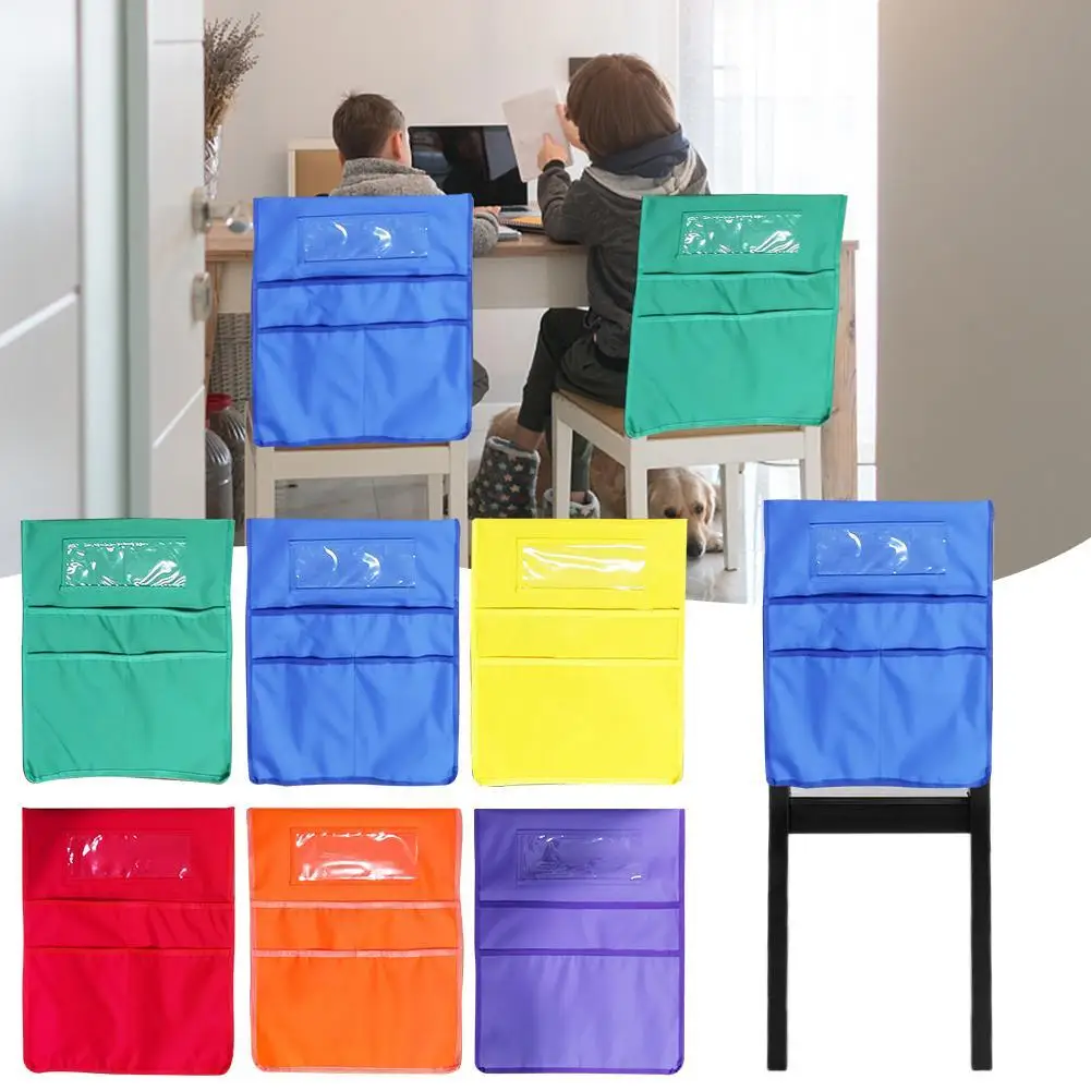 6 Pack Chairback Buddy Pocket Chart Chair Pockets For Classrooms Seat Sacks Chair Back Storage