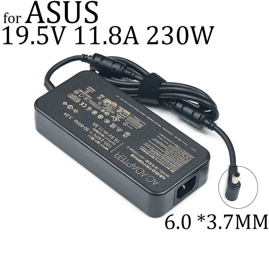 19,5 в 6,0 а 3,7*230 мм Вт Зарядное устройство для ноутбука ASUS ROG GM501GS GX501V GX501VI GX501VI-XS75 B адаптер питания для ноутбука