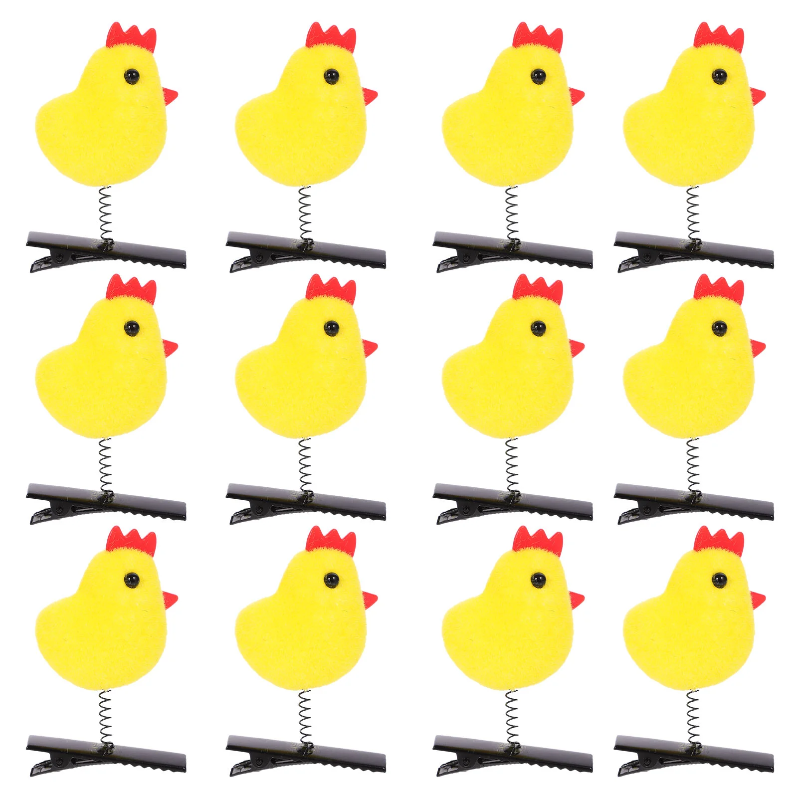 

12pcs Chicken Hair Clips Hair Claw Clips Cute Hair Accessories Women Hair Clips