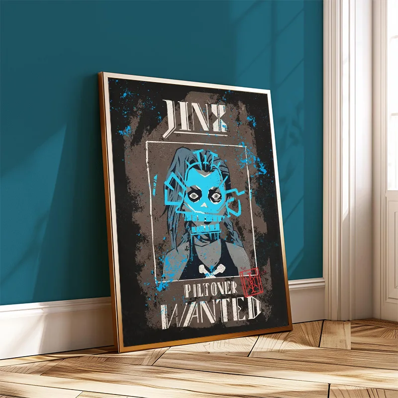 Arcane Season 2 Graffiti Art Canvas Print - Vibrant TV Series Wall Decor