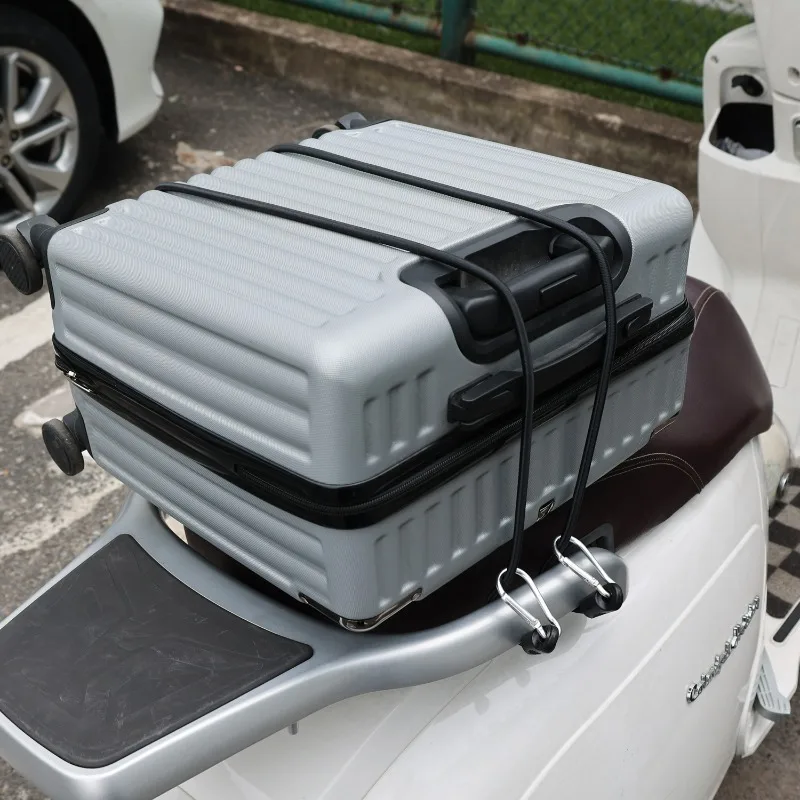 65/105cm Stretch Elastic Bungee Cords with Hooks Lightweight Bikes Rope Tie Car Luggage Roof Rack Strap Hooks Elastic Bands