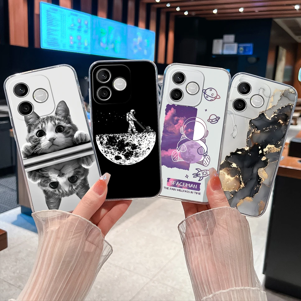 Refreshing Lemon Transparent Shockproof Soft TPU Silicone Phone Case