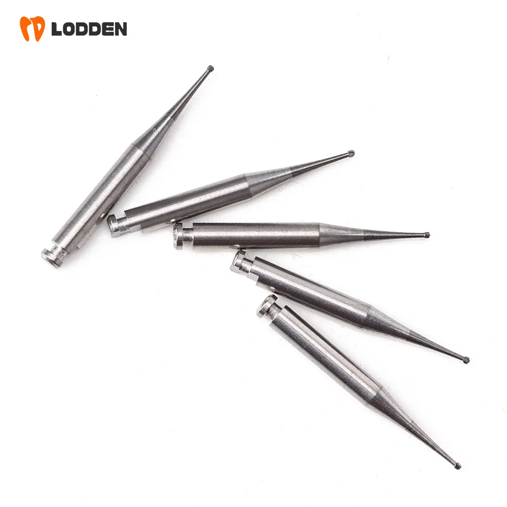 LODDEN 5 Stück/Box Dental RA CA Schaft Wolframkarbid-Bohrer Kugelrundbohrer 9 Größen 2,35 mm Low-Speed für Zahnmedizin-Schleifwerkzeuge – Detail 11