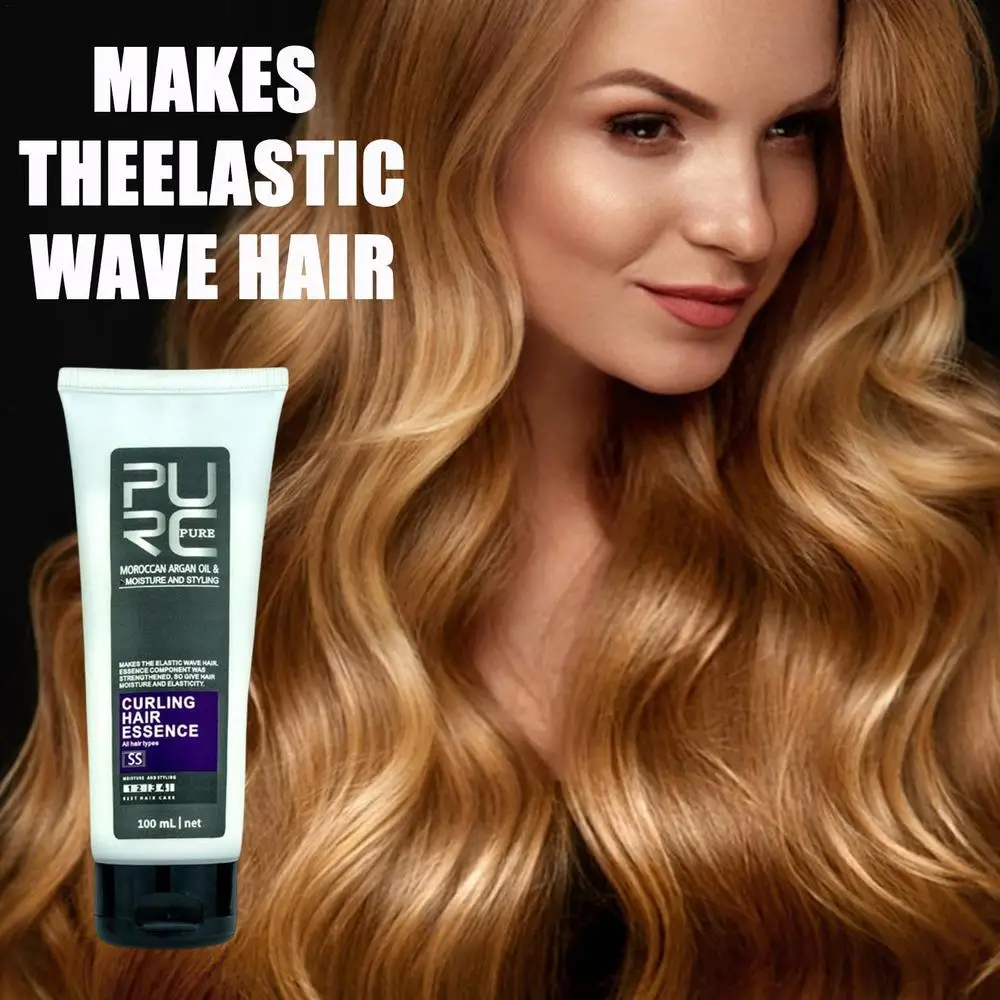 Description Picture 3 of itemCurly Defining Cream 100ML Hair Styling Products For Wavy Hair Shiny And Hydrating Curly Hair Gel Color Safe And Heat Protectant