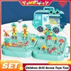 Children Toys Tool Set Electric Drill Screw Nut 3D Puzzle Toys Pretend Play Dinosaur Drilling Assembly Educational Toys for Boys 1