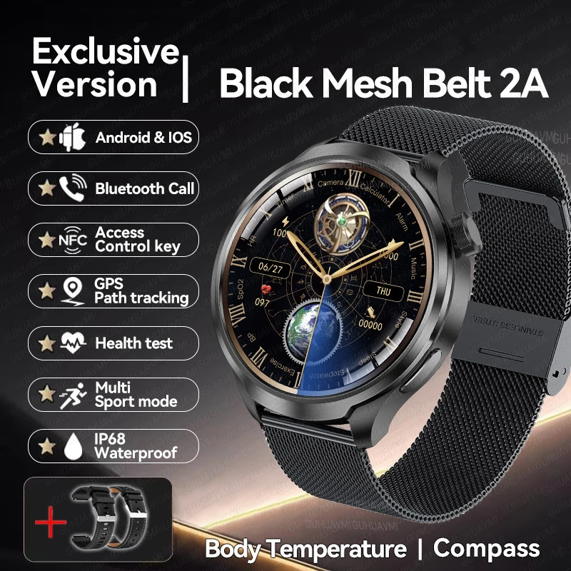 Black Mesh Belt 2A
