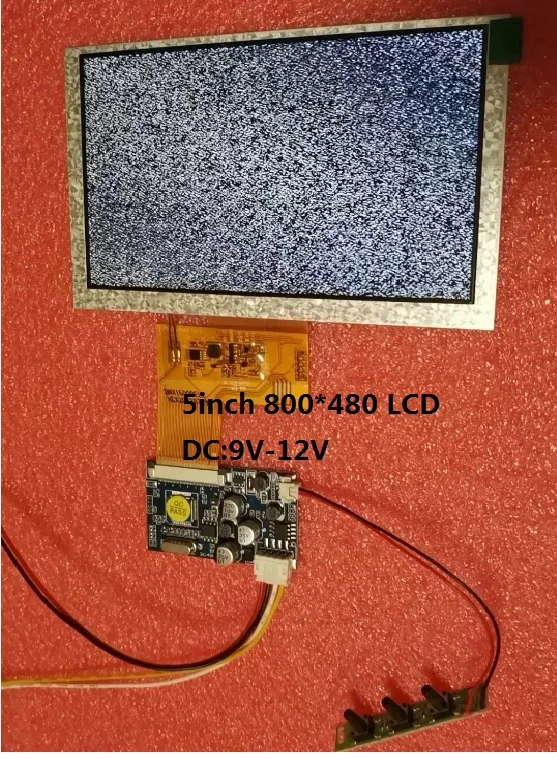 5-дюймовый 800 х48 0 ЖК-экран с материнской платой со снежинками AV видео встраиваемый экран высокой яркости DC 9V-12V для Fpv дисплея DIY