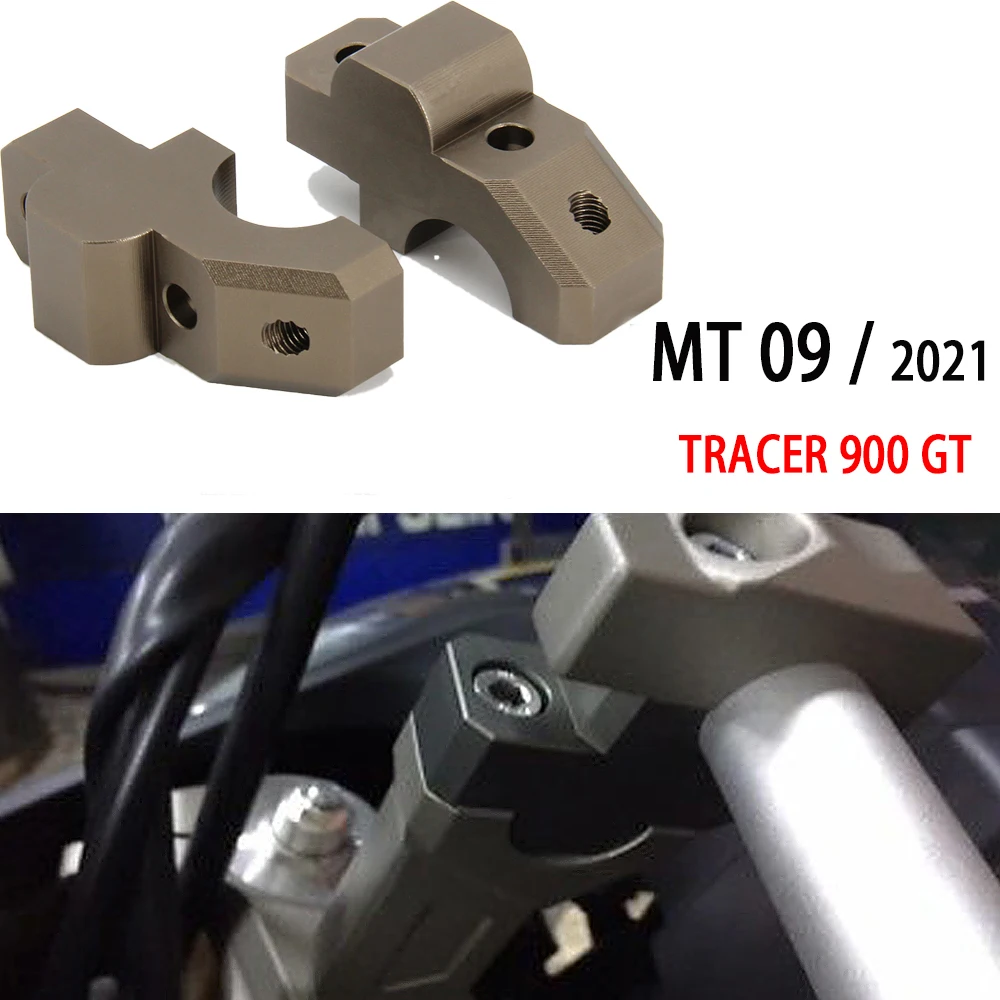 2015 - 2021 Manubrio Riser Bar Supporto Moto Morsetto Maniglia Per Yamaha Tracer 900 Gt Mt-09 Fz-09 Manubrio Bar Riser Barback
