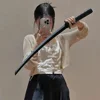 3D Printed Gravity Straight Out Telescopic Samurai Stress Relief Toys Stretchable Cos Props Creative Folding Katana Funny Gifts 3