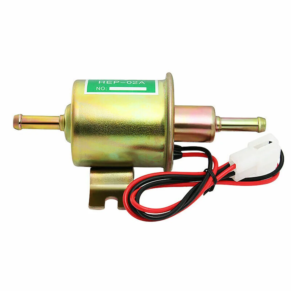  KIMISS 12V Universal Aleación de Aluminio Gasolina Gasolina  Bomba de Combustible Eléctrica Generadores de Gas y Diesel HEP-02A