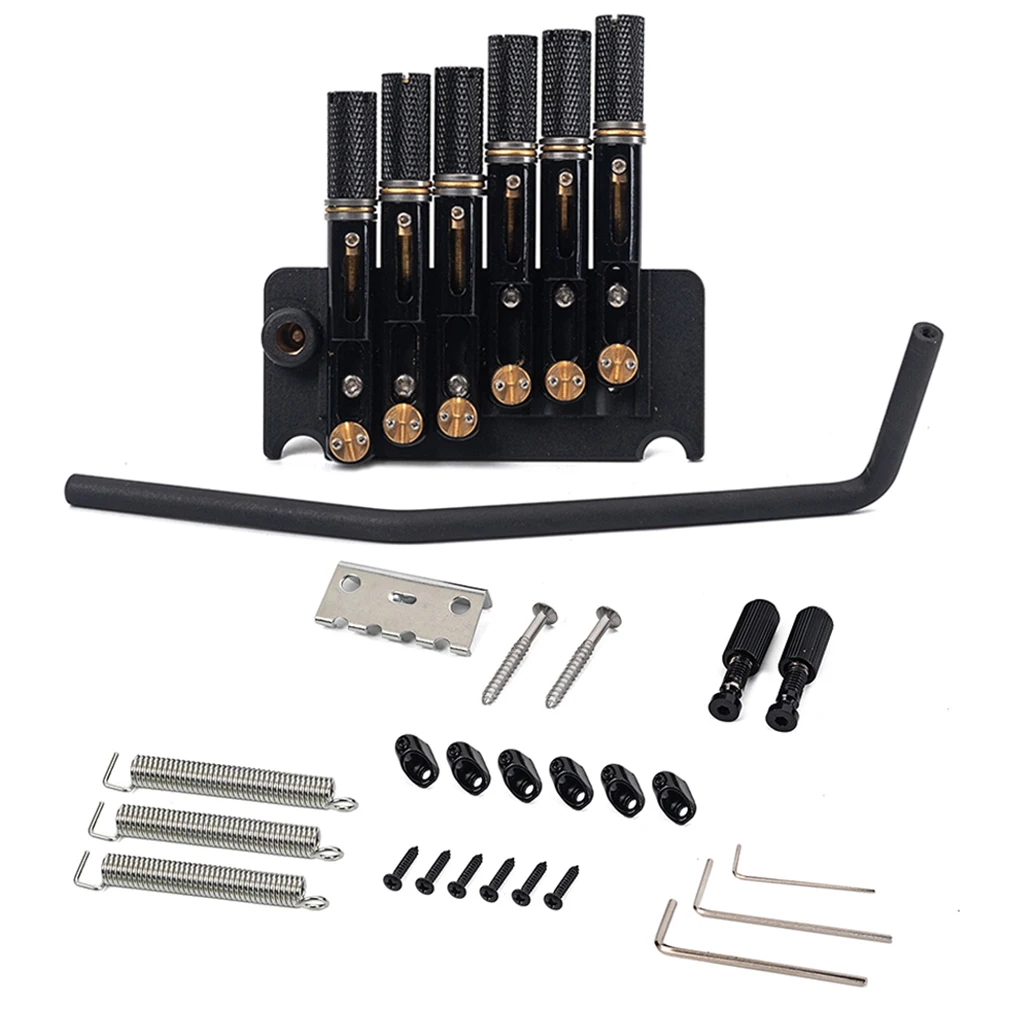 

6-string Headless Electric Guitar Tail Piece Tremolo Bridge Supplies