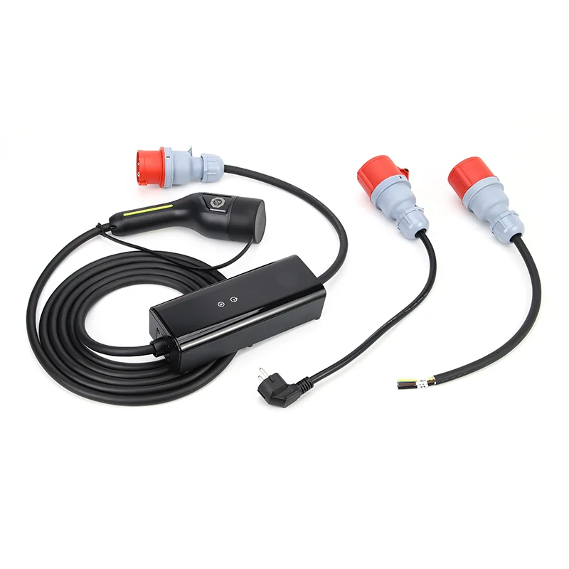 Typ B 11 kW 16 A 3-Phasen-Ladegerät für Elektroautos EV Wallbox Schnellladestation Typ 2 30 mA-AC/6 mA-DC – Detail 3