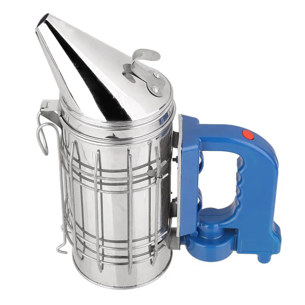 Electric Bee Smoker Hive Stainless Steel Large Smoke Fumes Machine Control Beekeeping Apiculture Supplies