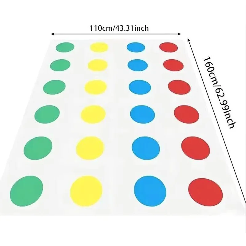 Cross Border Body Twist Multiplayer Party Board Game Outdoor Adult Parent Child Interactive Board Game Mat Floor Mat Carpet
