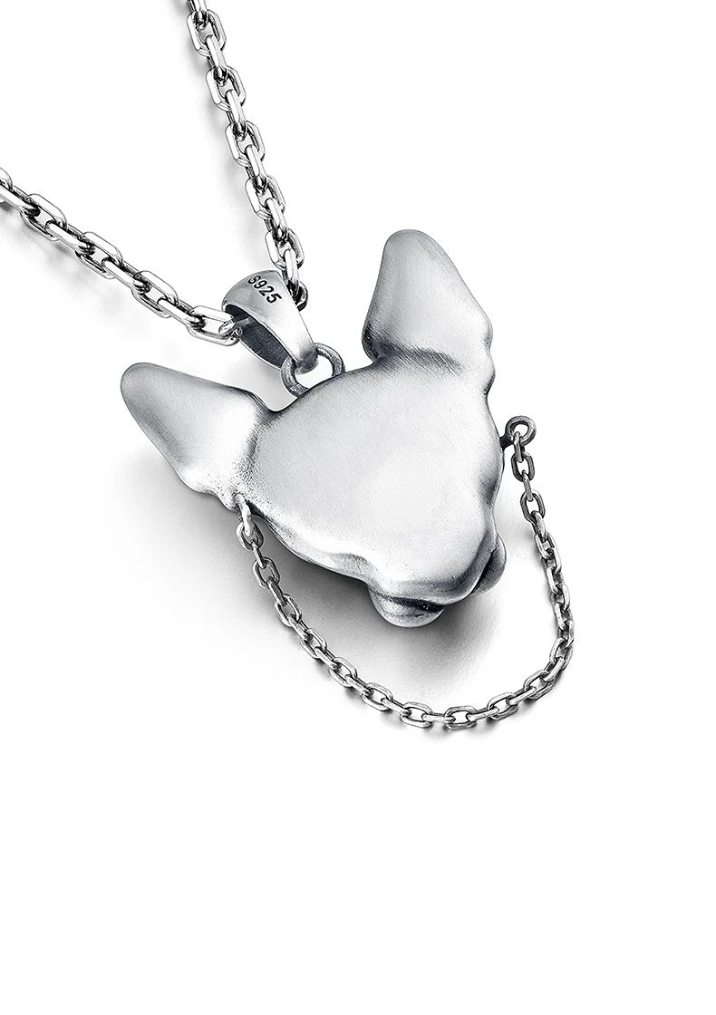 New 2023 Vintage Personality German Hairless Cat Necklace Unisex Animal Pendant Banquet Jewelry Accessories Gift