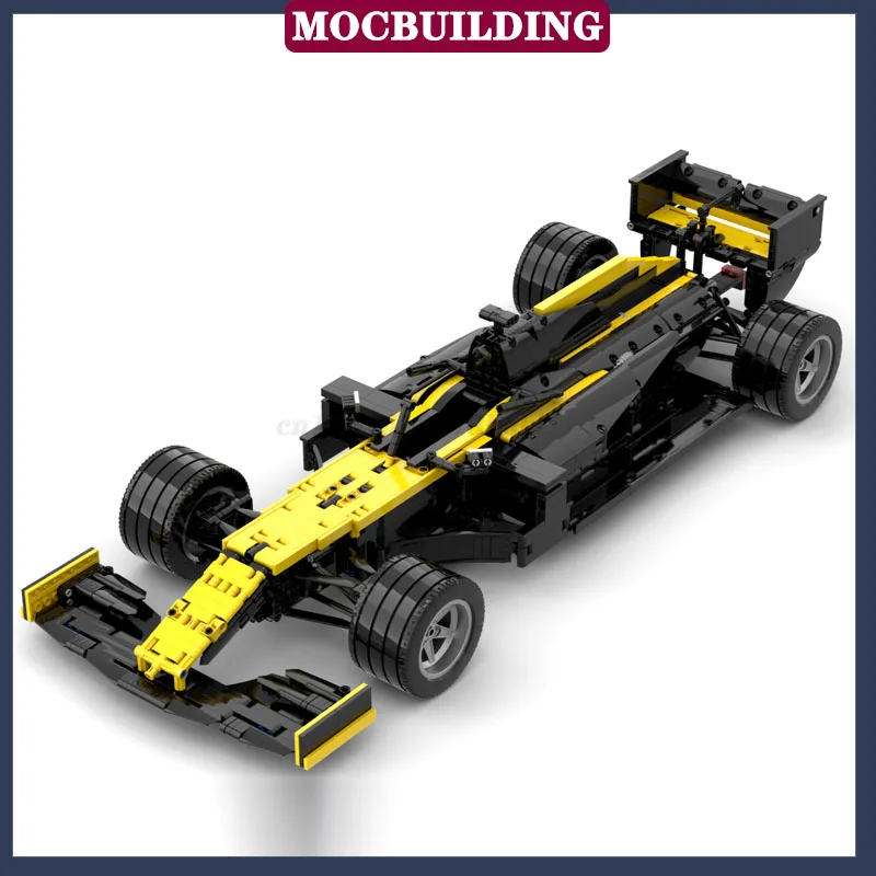 MOC ̽ 1:8    , F1 Ƽ ī, ҳ ÷ 峭, DIY  Ʈ