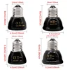E27 Pet Heating Lamp Black In-Frared Ceramic Emitter Heat Light Bulb Pet Brooder Reptile Mini Infrared Lamp 25/50/75/100W 5