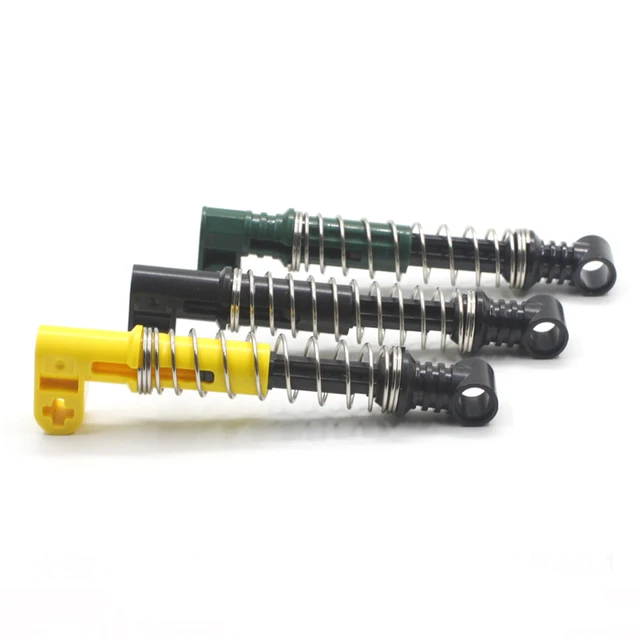DIY Building Blocks Soft Hard Spring Technical MOC Parts Self-Locking Bricks Shock Absorber Accessories Spring 18404 76138 76537 2