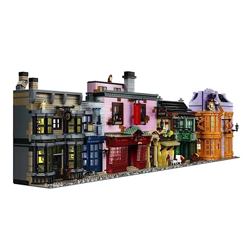 

DIY 5544pcs Diagoned Alley Building Blocks Kits Bricks Classic Movie Series Model Kids DIY Toys For Children Gift 10217 75978