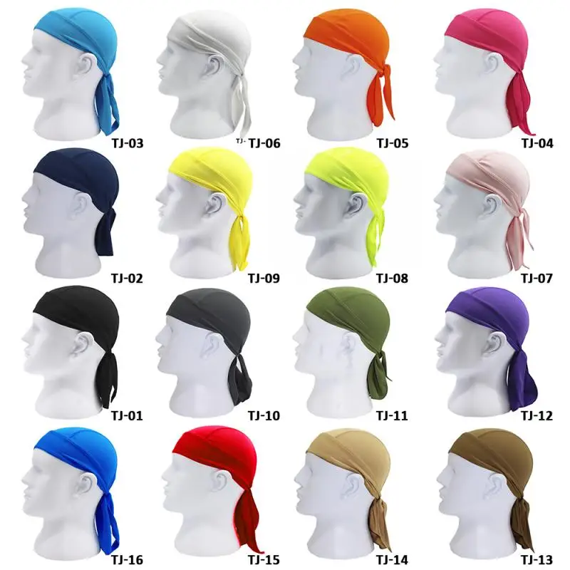 Quick Dry Cycling Cap Head Scarf Summer Men Running Riding Bandana Headscarf Pirate Cap Headband Men Head Scarf Outdoor 6